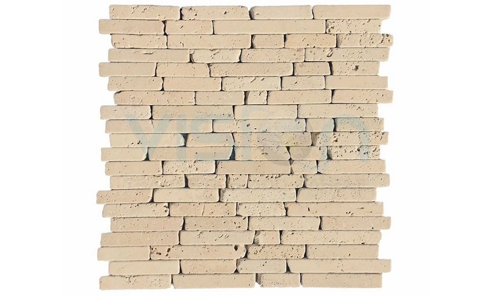 1,5xFL Classic Travertine Tumbled Mosaic