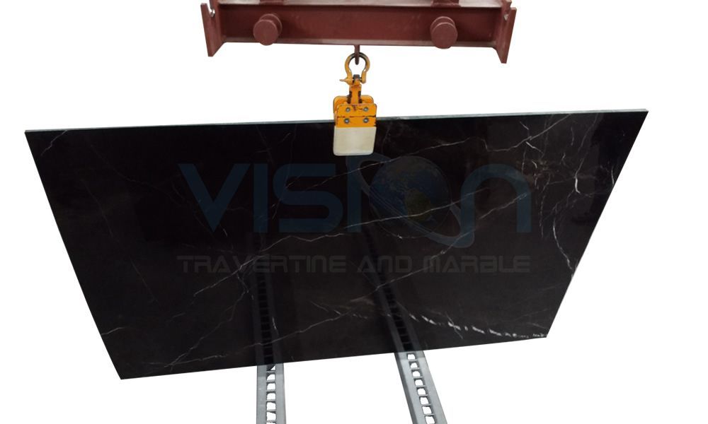 Alexandrette Black Marble Slabs