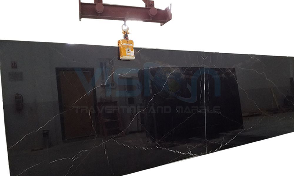 Alexandrette Black Marble Slabs