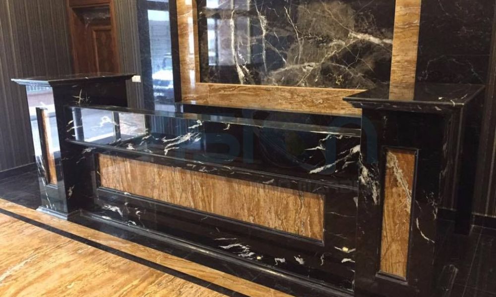 Alexandrette Black Marble Table