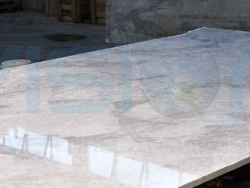 Tundra Grey Marble Table